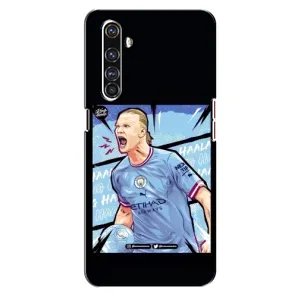 Чехлы с принтом для Realme X50 Pro Футболист (гол Эрлинг Холланд)
