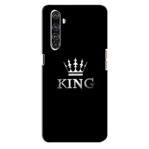 Чехол (Корона на чёрном фоне) для Реалми Х50 Про (KING)