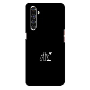 Чохол з картинками на чорному фоні для Realme X50 Pro (Книжки)