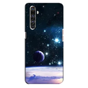 Чехол (ТПУ) с планетами на Realme X50 Pro (Космический вид)
