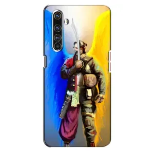 Чехол с картинкой (Патриотический КОЗАК) на Realme X50 Pro (Козак с крыльями)