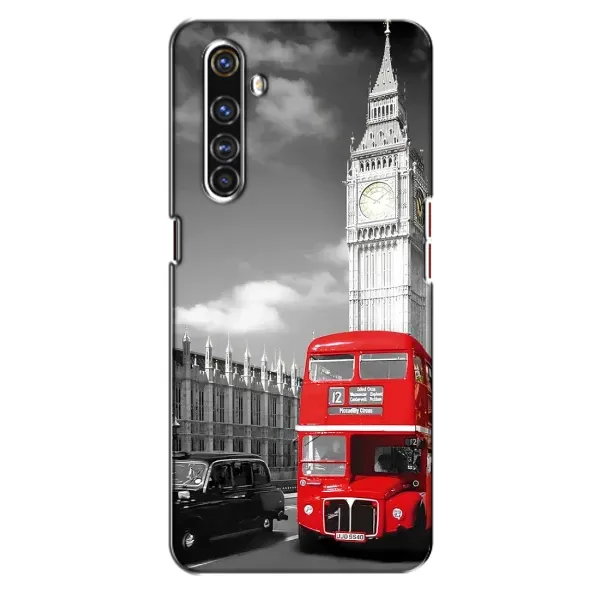 Чехол с рисунком «Красный автобус» для Realme X50 Pro Чехол с рисунком «Красный автобус» для Realme X50 Pro