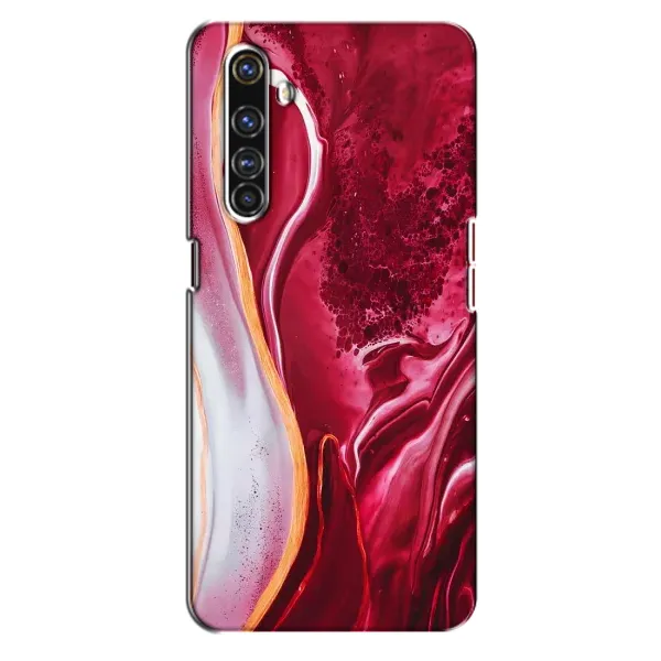 Чехол с рисунком «Красный мрамор» для Realme X50 Pro Чехол с рисунком «Красный мрамор» для Realme X50 Pro
