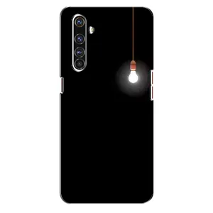 Чохол з картинками на чорному фоні для Realme X50 Pro (Лампочка)