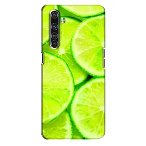 Чохол з зображенням смачної їжі для Realme X50 Pro (Лайм)