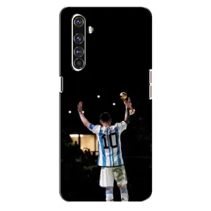 Чехлы Лео Месси Аргентина для Realme X50 Pro (Лео Чемпион)