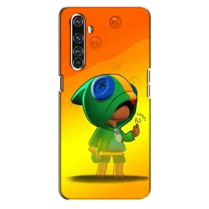Чохол Бравл Старс для Realme X50 Pro (LEON в кофті)