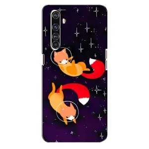 Чехол с Лисичкой для Realme X50 Pro (Лисы)