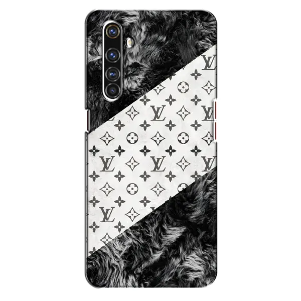 Чехол с рисунком «LV на белом» для Realme X50 Pro