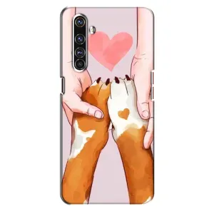 Чохол (ТПУ) Милі песики для Realme X50 Pro (Любов до собак)