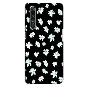 Чехол с ромашками на Realme X50 Pro (Маленькие ромашки)