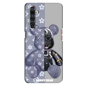 Силиконовый чехол для Realme X50 Pro (Медведь Louis Vuitton)