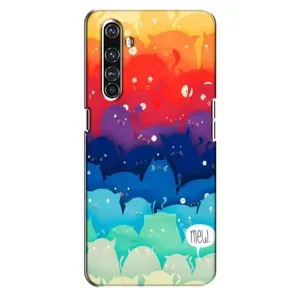Силіконовий чохол з котиком для Realme X50 Pro (Mew)