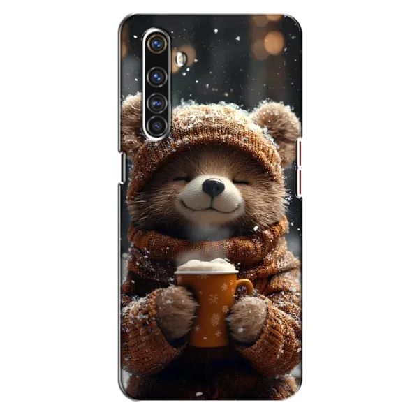Чехол с рисунком «Медвежонок с кофе» для Realme X50 Pro Чехол с рисунком «Медвежонок с кофе» для Realme X50 Pro