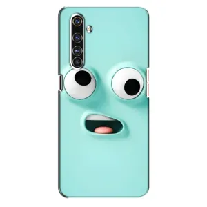 Силиконовые Чехлы (смешные стикеры) для Realme X50 Pro (Забавное мятное лицо)
