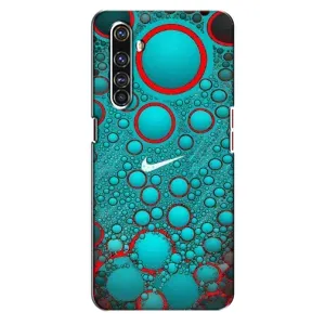 Силіконовый Чохол на Realme X50 Pro з картинкою НАЙК (Найк зелений)