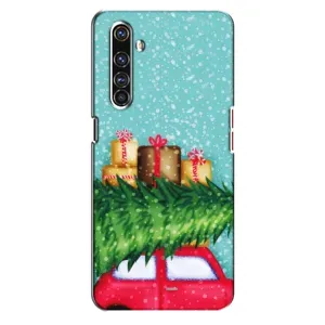 Чехол Новогодняя Елка на Realme X50 Pro (Новогодние подарки)