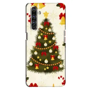 Чехол Новогодняя Елка на Realme X50 Pro (Новогодний принт)