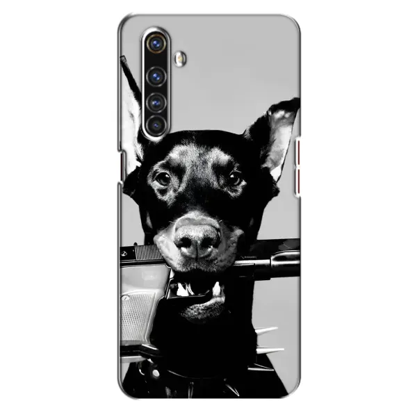 Чехол с рисунком «Опасный доберман» для Realme X50 Pro Чехол с рисунком «Опасный доберман» для Realme X50 Pro