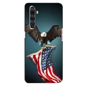 Чохол Прапор USA для Realme X50 Pro (Орел і прапор)