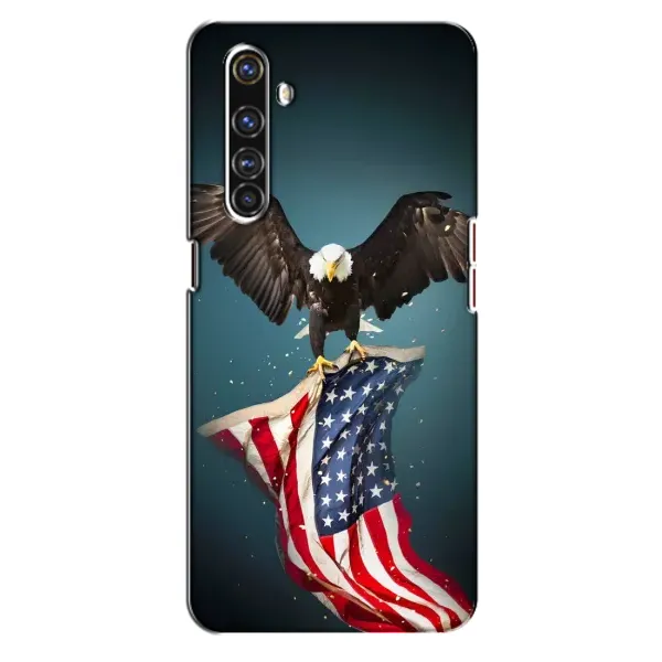 Чехол с рисунком «Орел и флаг» для Realme X50 Pro Чехол с рисунком «Орел и флаг» для Realme X50 Pro