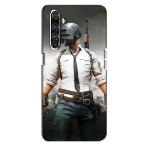 Силиконовый чехол с картинкой "Герой Pubg" на Realme X50 Pro (Пабг)