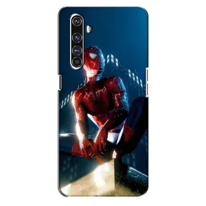 Чехол Супергерой Человека Паука на Realme X50 Pro (Паук на доме)