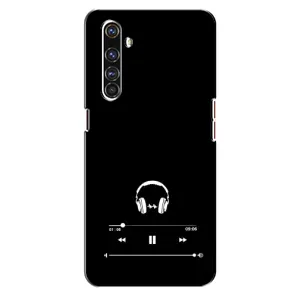 Чохол з картинками на чорному фоні для Realme X50 Pro (Плеєр)