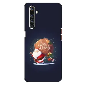 Чехол Санта Клаус для Realme X50 Pro (Подарки от Санты)