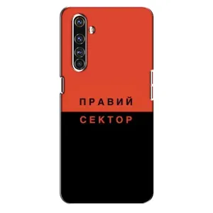 Чехлы УПА (Красно-Чёрный) на Realme X50 Pro (Правый Серктор)