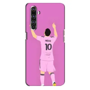 Чехлы Лео Месси в Майами на Realme X50 Pro (Празднование Месси)