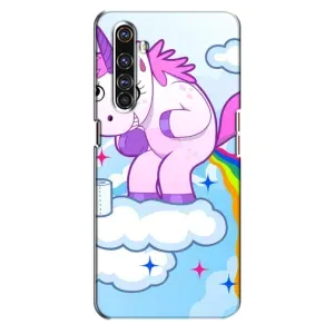 Чохол Unicorn на Realme X50 Pro (Веселка Єдиноріга)