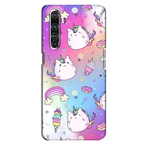 Чохол Unicorn на Realme X50 Pro (Веселка і Єдинорог)