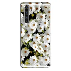 Чехол с ромашками на Realme X50 Pro (Рамка в ромашках)