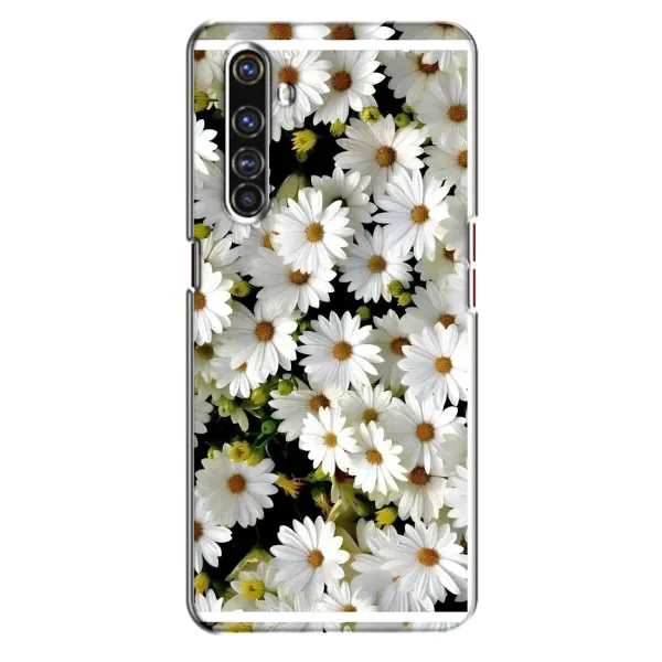 Чехол с рисунком «Рамка в ромашках» для Realme X50 Pro