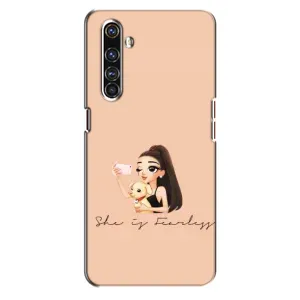 Силиконовый Чехол на Realme X50 Pro с картинкой Стильных Девушек (С собакой)