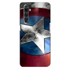 Чехол с Щитом Капитана Америки на Realme X50 Pro (Щит Капитана Америки)
