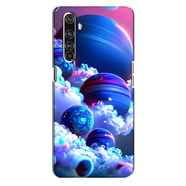 Чехол с рисунком «Синие планеты» для Realme X50 Pro Чехол с рисунком «Синие планеты» для Realme X50 Pro