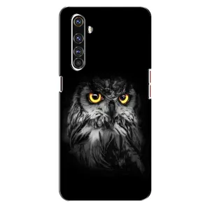 Чохли з принтом СОВИ для Realme X50 Pro (Сова на чорному)