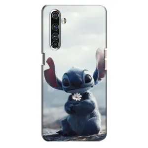 Чохол з малюнком Стіч для Realme X50 Pro (Стіч з квіткою)