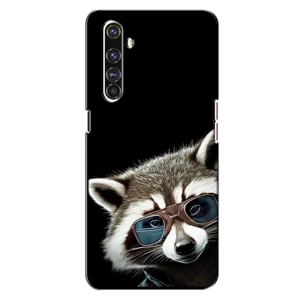 Чехол с рисунком «Стильный Енот» для Realme X50 Pro Чехол с рисунком «Стильный Енот» для Realme X50 Pro