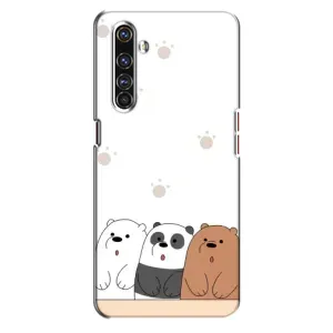 Чохли з зображенням різних тварин на Realme X50 Pro (Здивовані ведмедики)