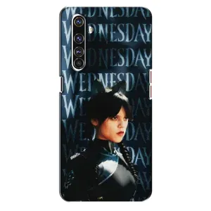 Чехлы с принтом Уэнсдей на Realme X50 Pro (Уэнздей с ушками)