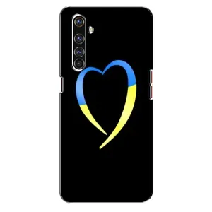 Силиконовый Чехол на Realme X50 Pro (Я-Украина) (Украинское сердце)