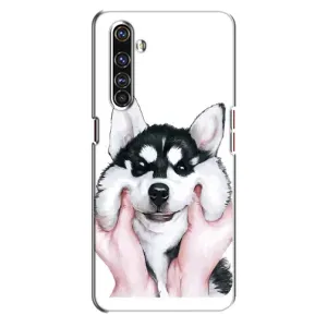 Бампер для Realme X50 Pro з картинкою "Песики" (Собака Хаскі)