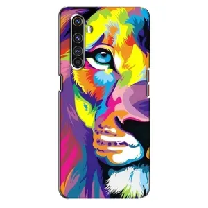 Чохол з картинкою на Realme X50 Pro (Яскравий Лев)