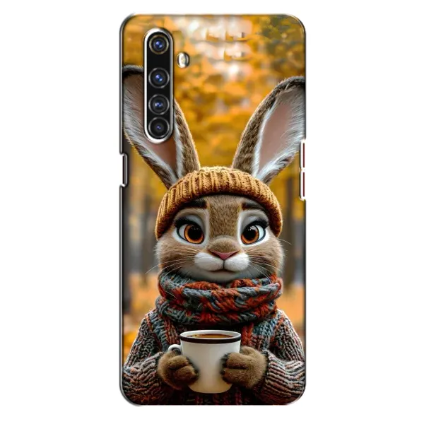 Чехол с рисунком «Зайчик с кофе» для Realme X50 Pro Чехол с рисунком «Зайчик с кофе» для Realme X50 Pro