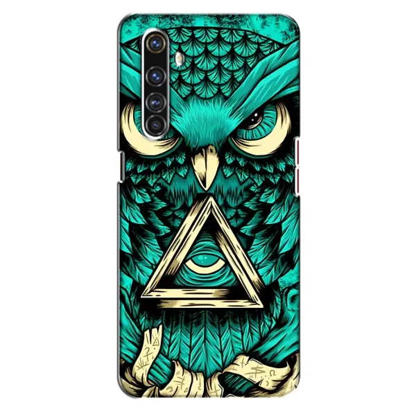 Чехол с рисунком «Зеленая сова» для Realme X50 Pro Чехол с рисунком «Зеленая сова» для Realme X50 Pro