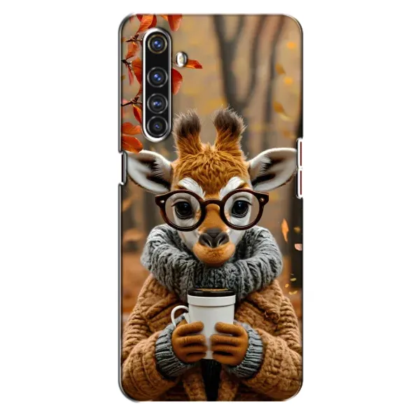 Чехол с рисунком «Жираф с кофе» для Realme X50 Pro Чехол с рисунком «Жираф с кофе» для Realme X50 Pro
