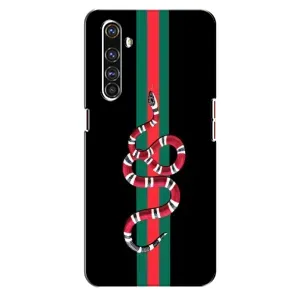 Чохли бренд ГУЧЧІ для Realme X50 Pro (Змій Гуччі)